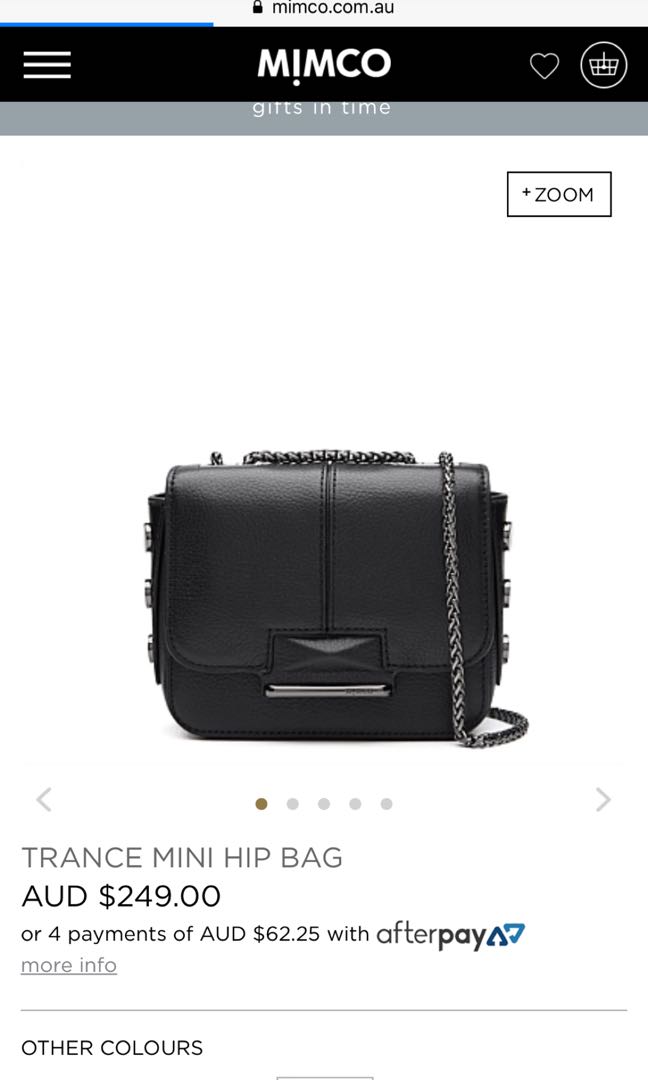 MIMCO TRANCE MINI HIP BAG Women s Fashion Bags Wallets on Carousell