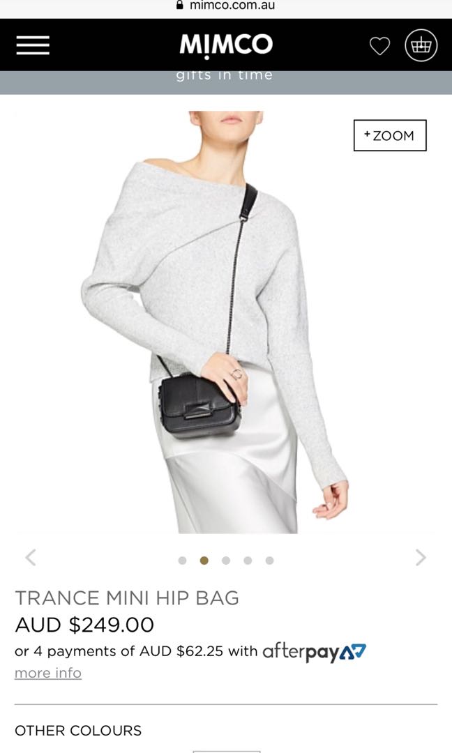Mimco trance mini hip bag sales
