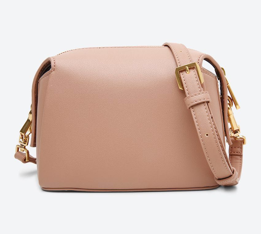 blush pink crossbody bag