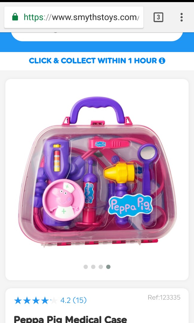 peppa pig doctor set