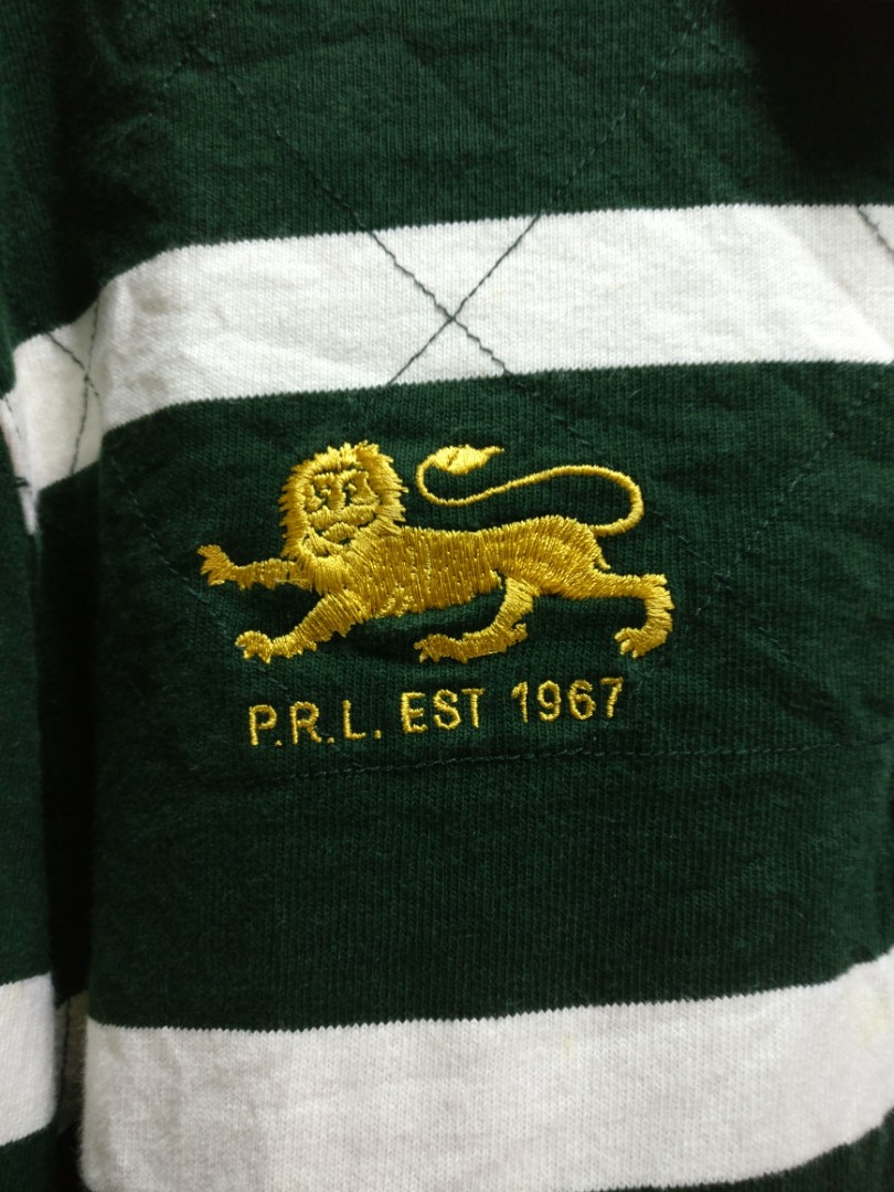 Polo Ralph Lauren Lion Logo Rugby Shirt, Men's Fashion, Tops & Sets ...
