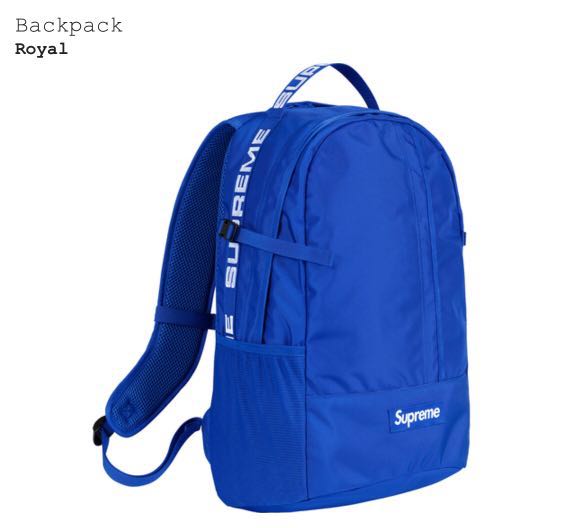Light blue supreme backpack deals