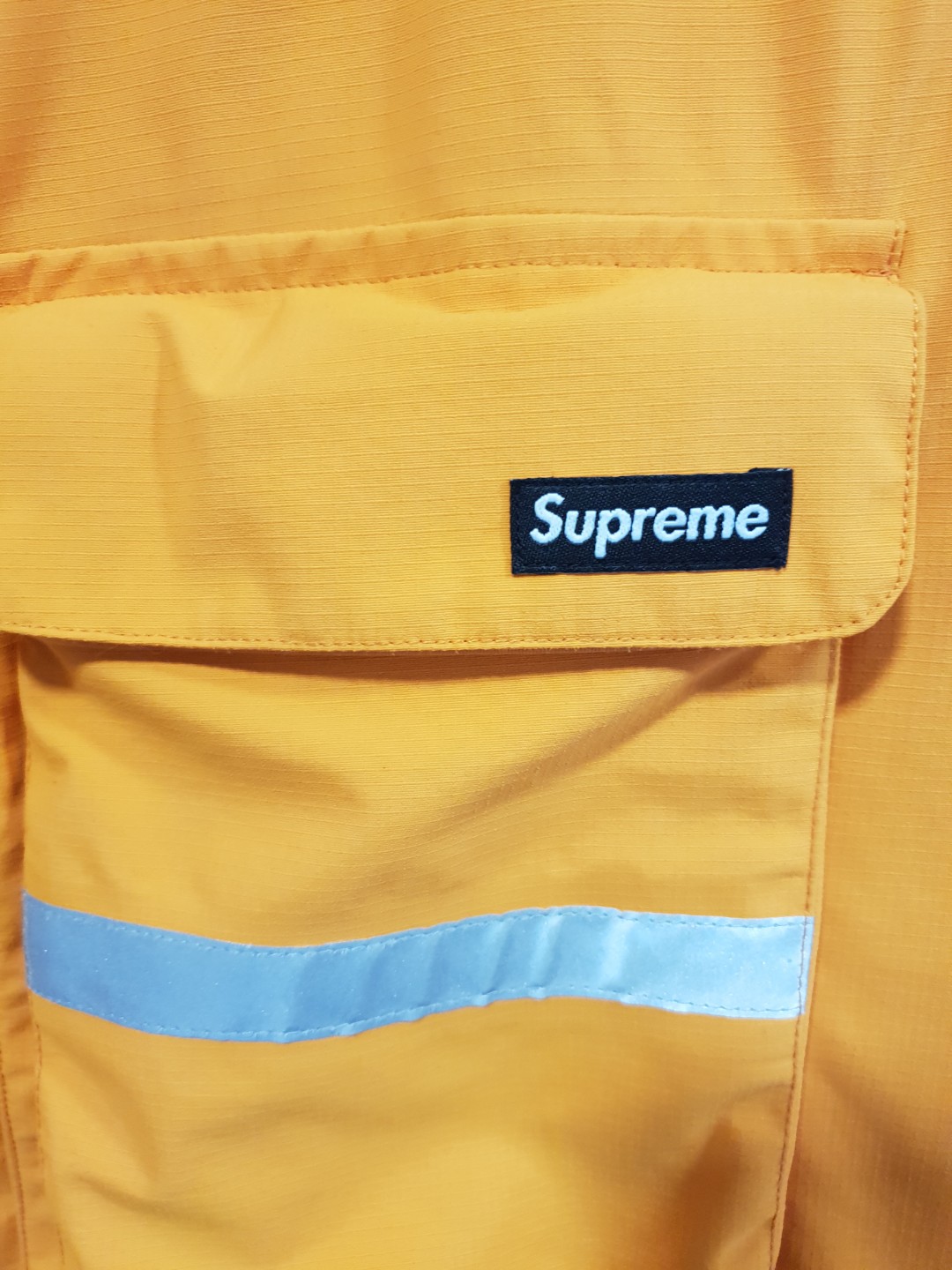supreme hi vis taped seam jacket