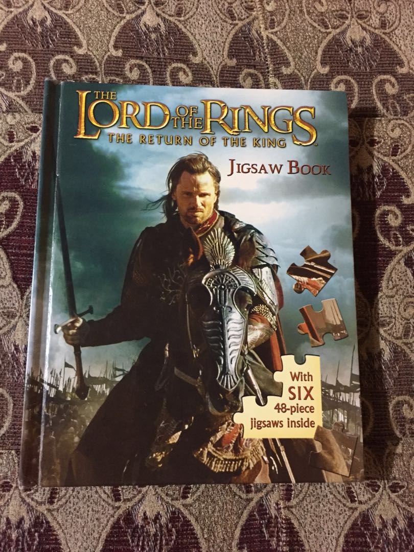 The Lord Of The Rings Jigsaw Puzzle Book Harbound Hobbies Toys Books Magazines Children S Books On Carousell