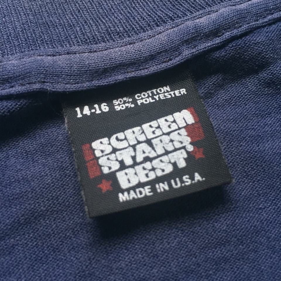 VTG 50/50 TAG SCREEN STAR ALL SINGLE STITCH, Men's Fashion,