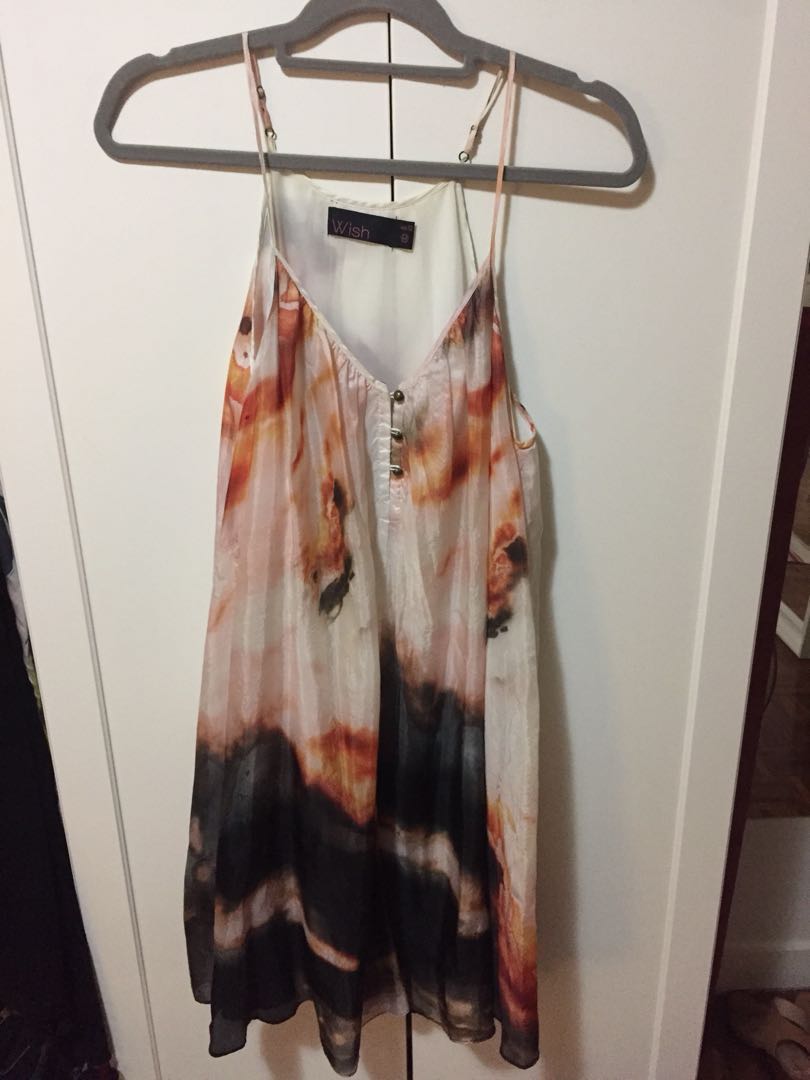 Wish Silk Slip Dress Women S Fashion Clothes On Carousell