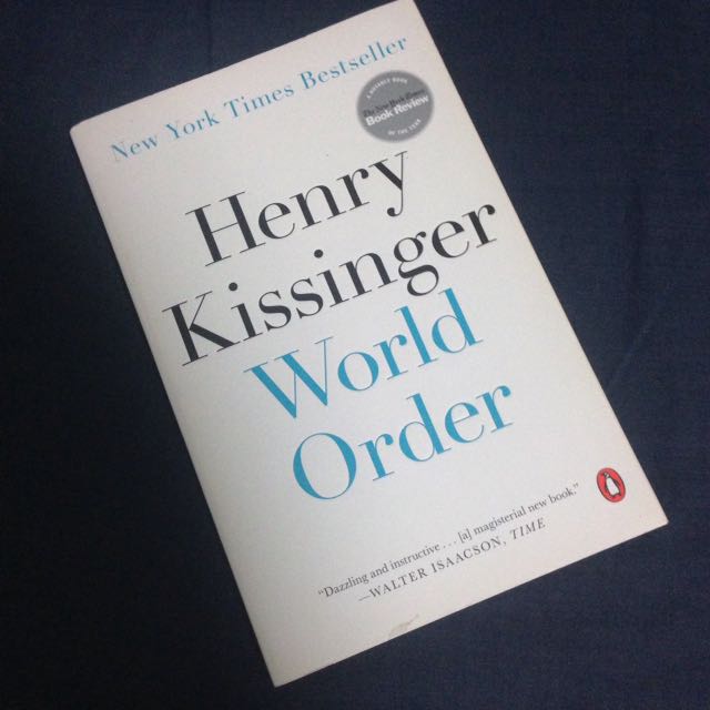 World Order By Henry Kissinger Books Stationery Fiction On