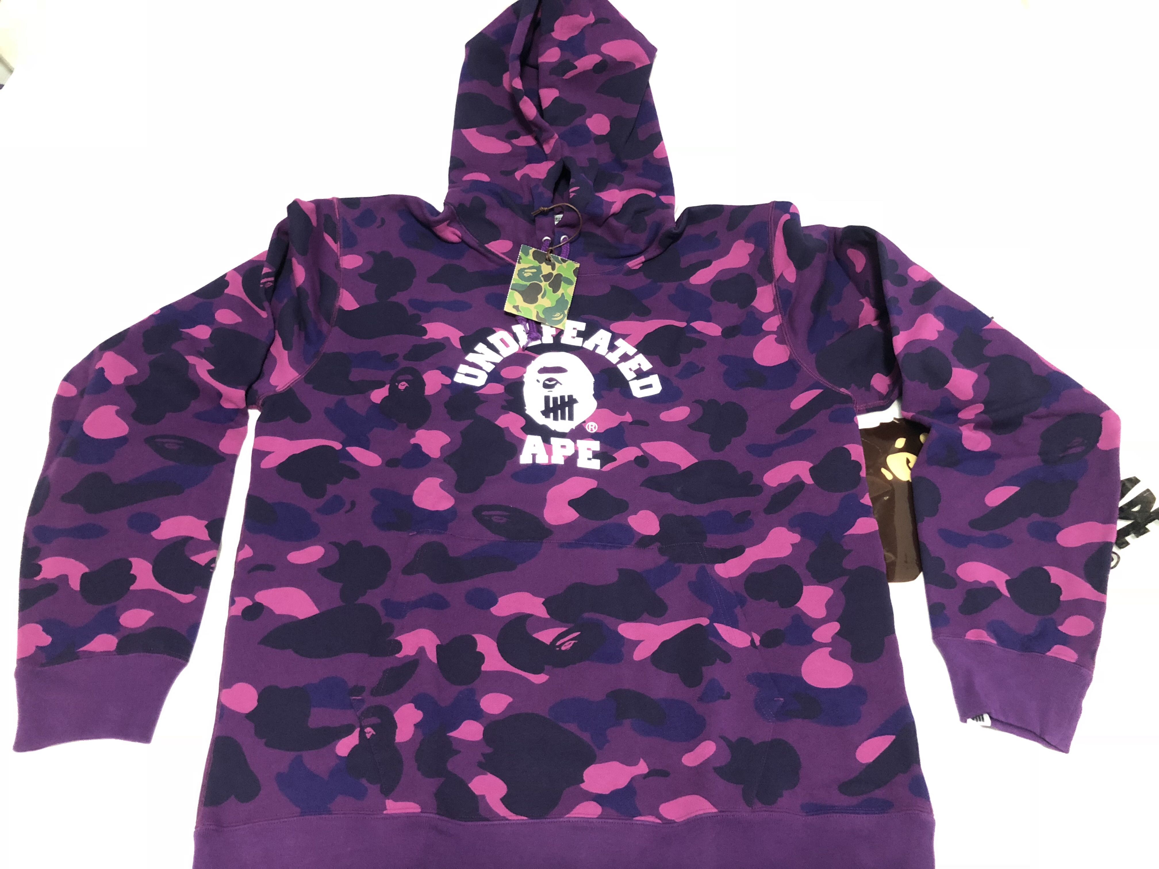 undefeated ape hoodie