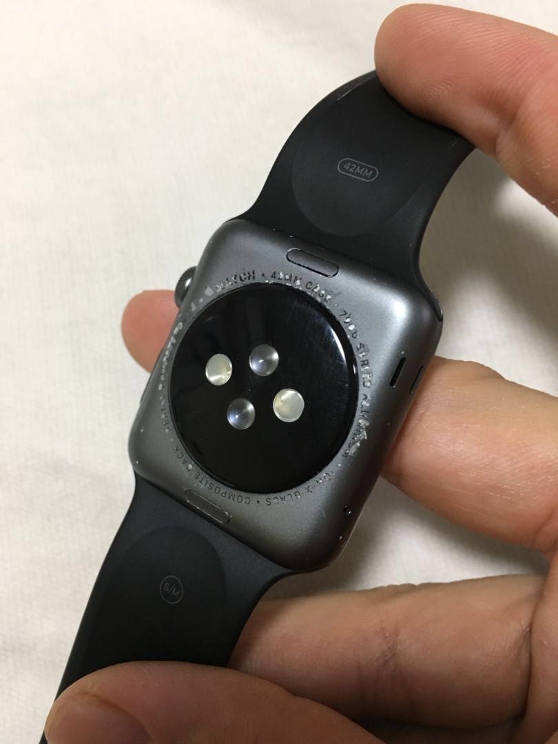 Apple Watch 42mm 7000 Series 1 Space Gray Aluminum Mobile Phones Gadgets Wearables Smart Watches on Carousell