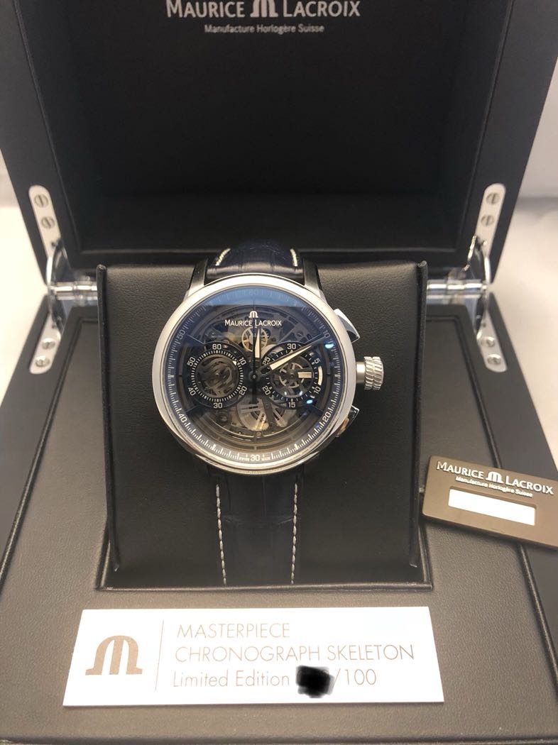 Masterpiece discount chronograph skeleton