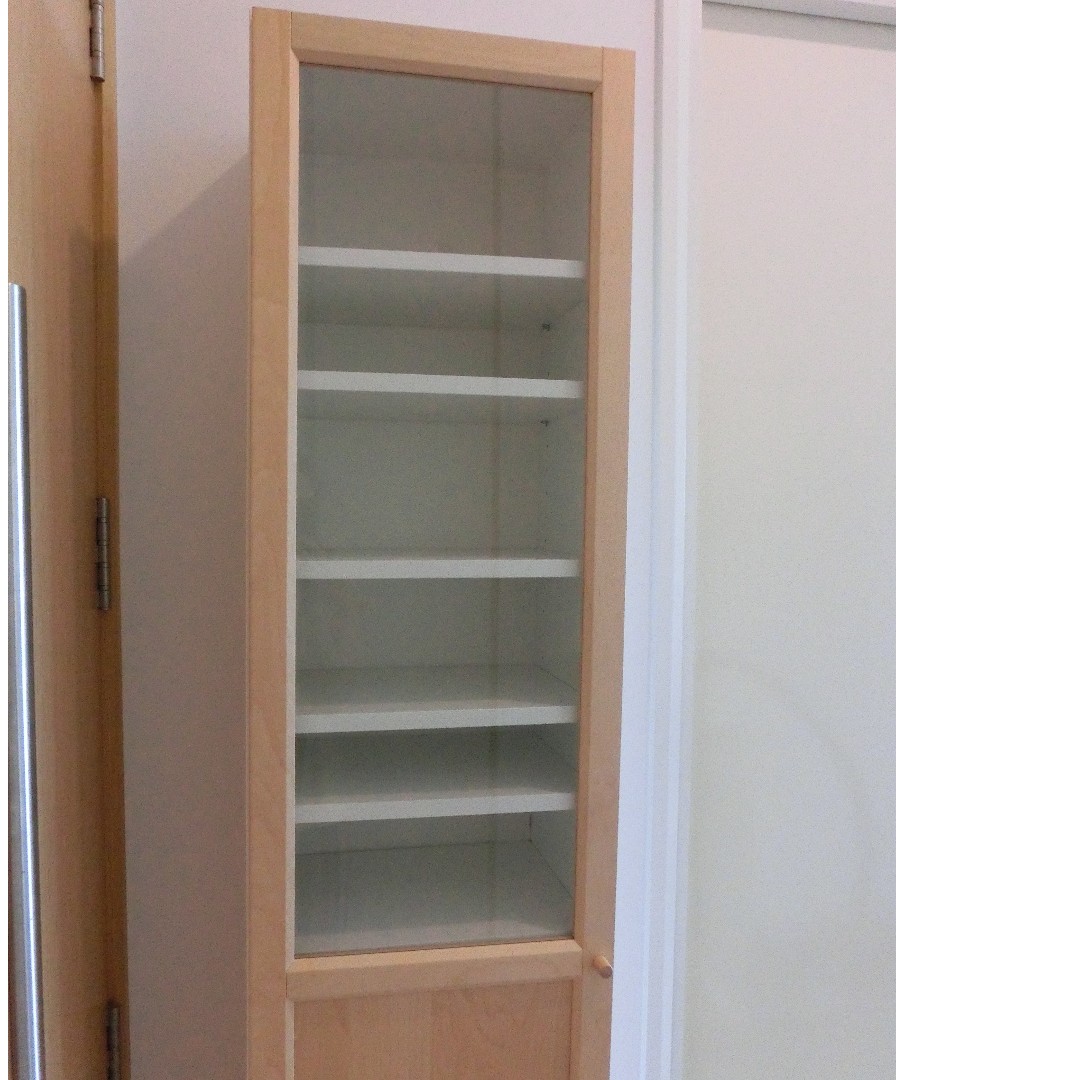 Cabinet Ikea Billy Door Extra Shelving Furniture Shelves
