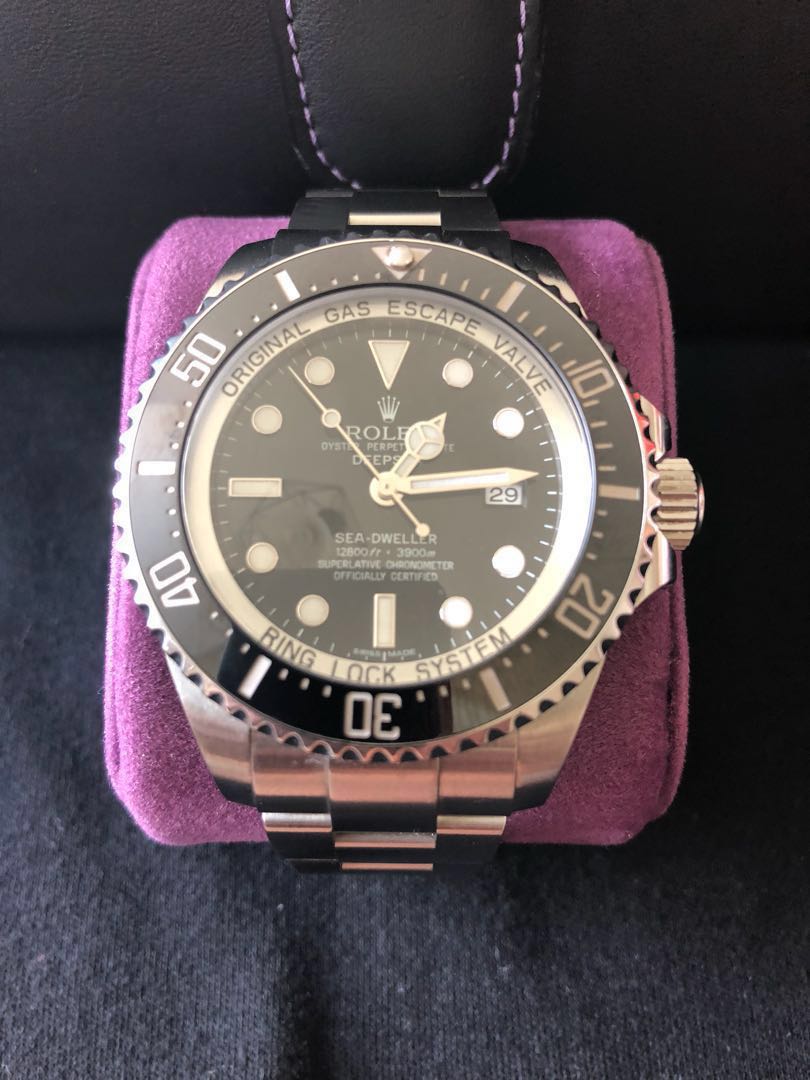 Cheapest In The Market Rolex Deepsea Sea Dweller Price Adjusted For Quick Deal Men S Fashion Watches On Carousell