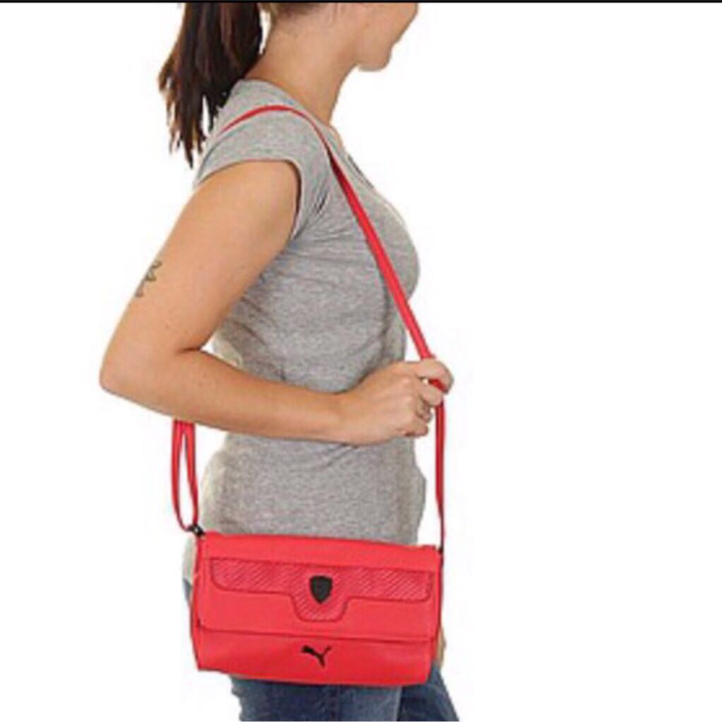 Puma red sales sling bag