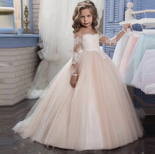 FOR RENT MEDAN ONLY FLOWER GIRLS DRESS 
