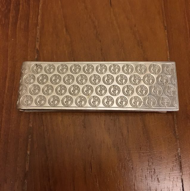 Armani money clip clearance