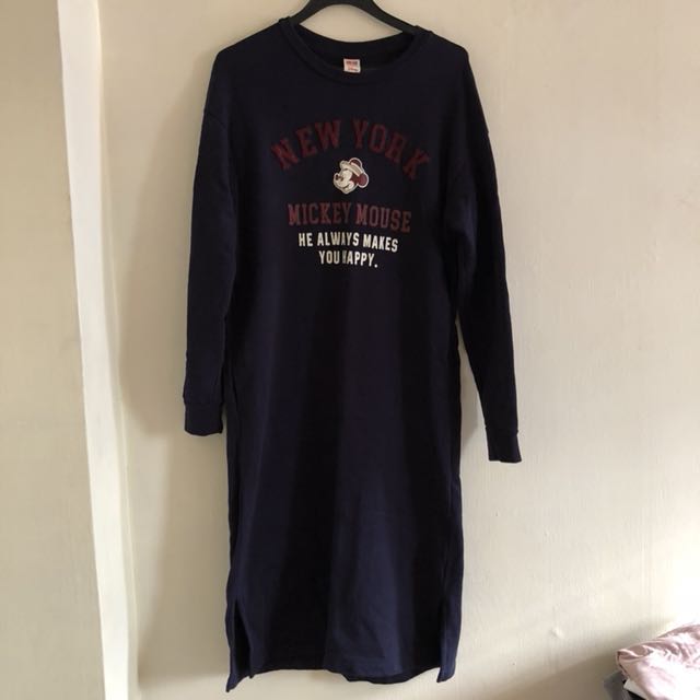 Uniqlo mickey top sweater dress