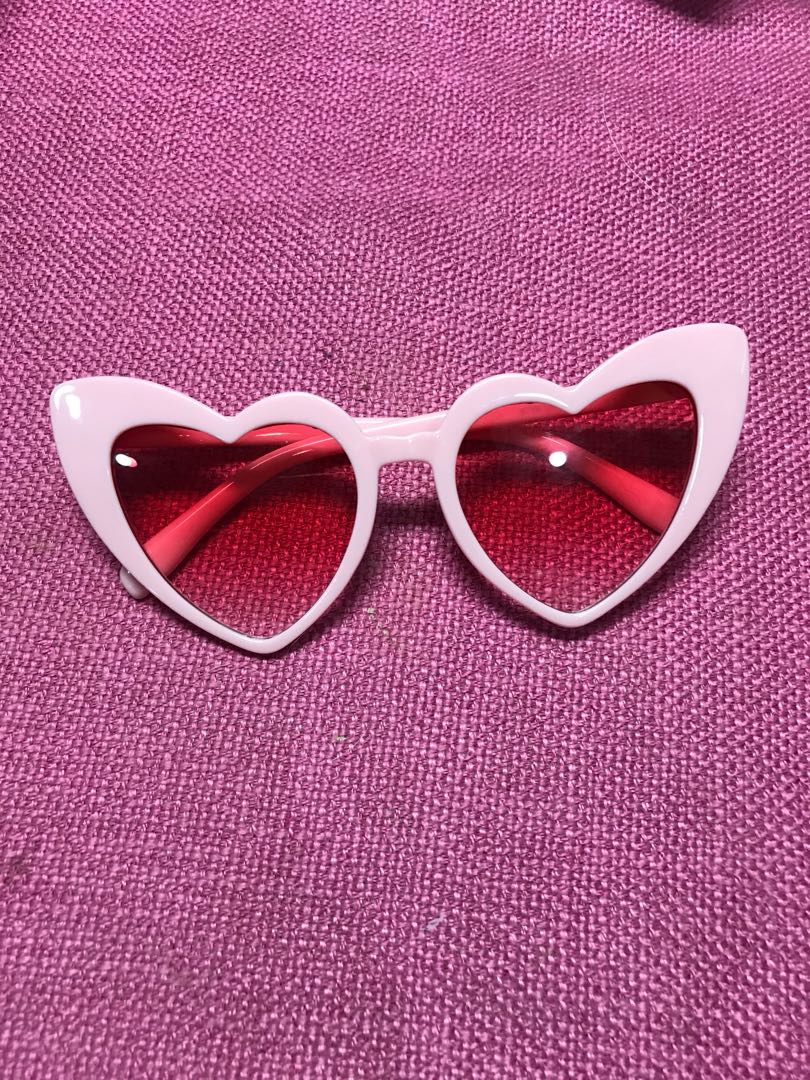 Heart sunglasses, Women's Fashion, Watches & Accessories, Sunglasses ...