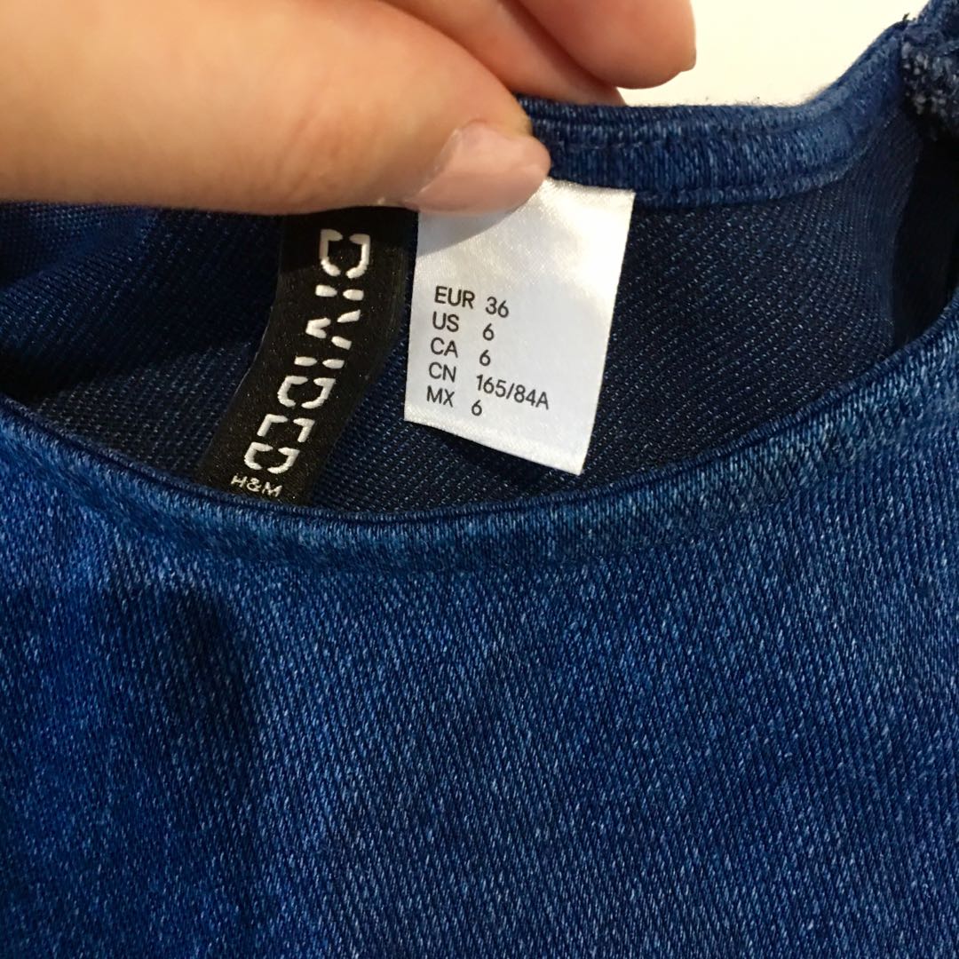 H&M Denim Form Fitted Dress (Category: Dresses) located in Del Monte. Submitted by fash.forward (Listing ID 167894173, Image 3). Description: .