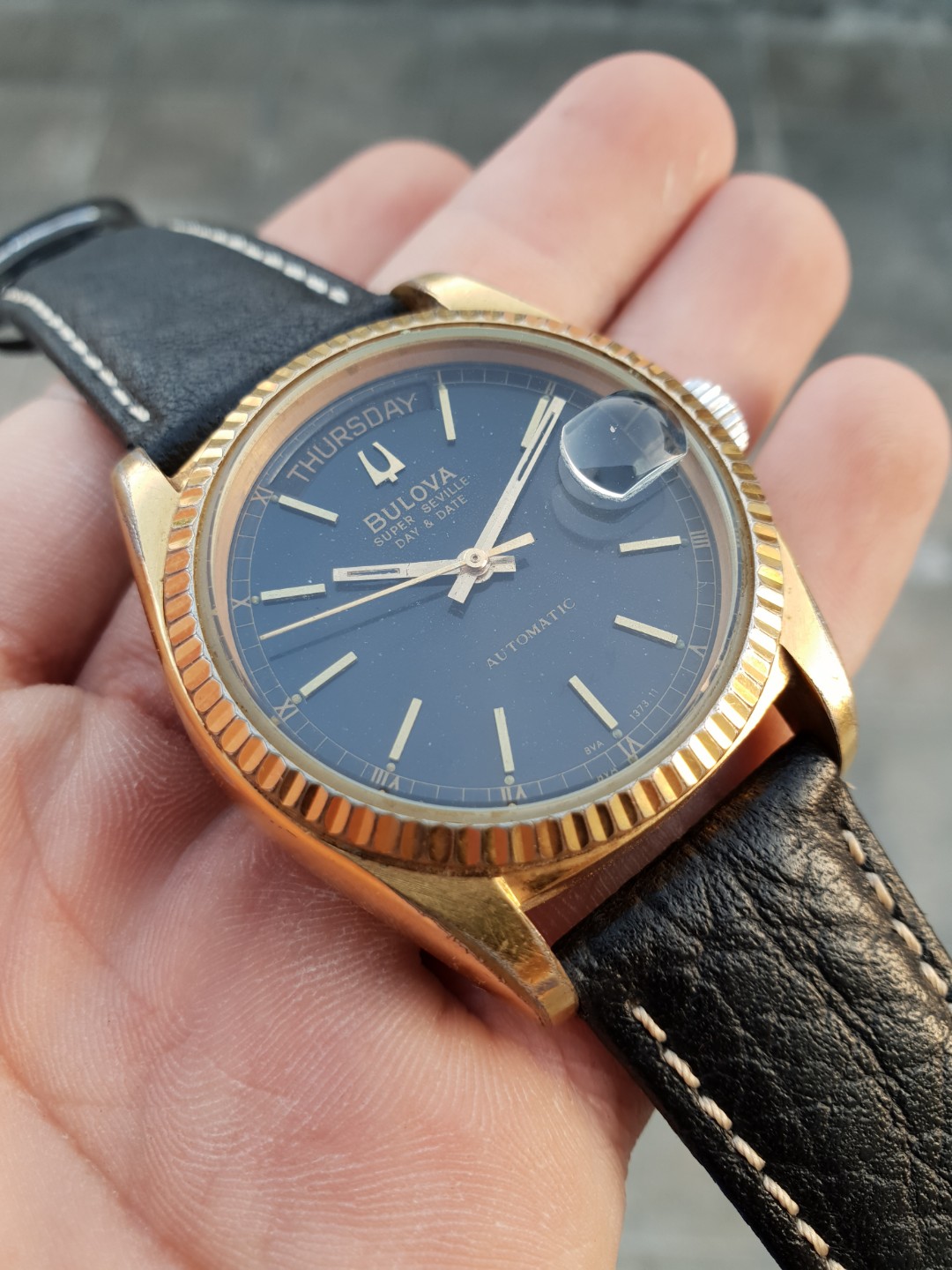 Jam tangan Luxury Bulova Super Seville President Style Good Condition