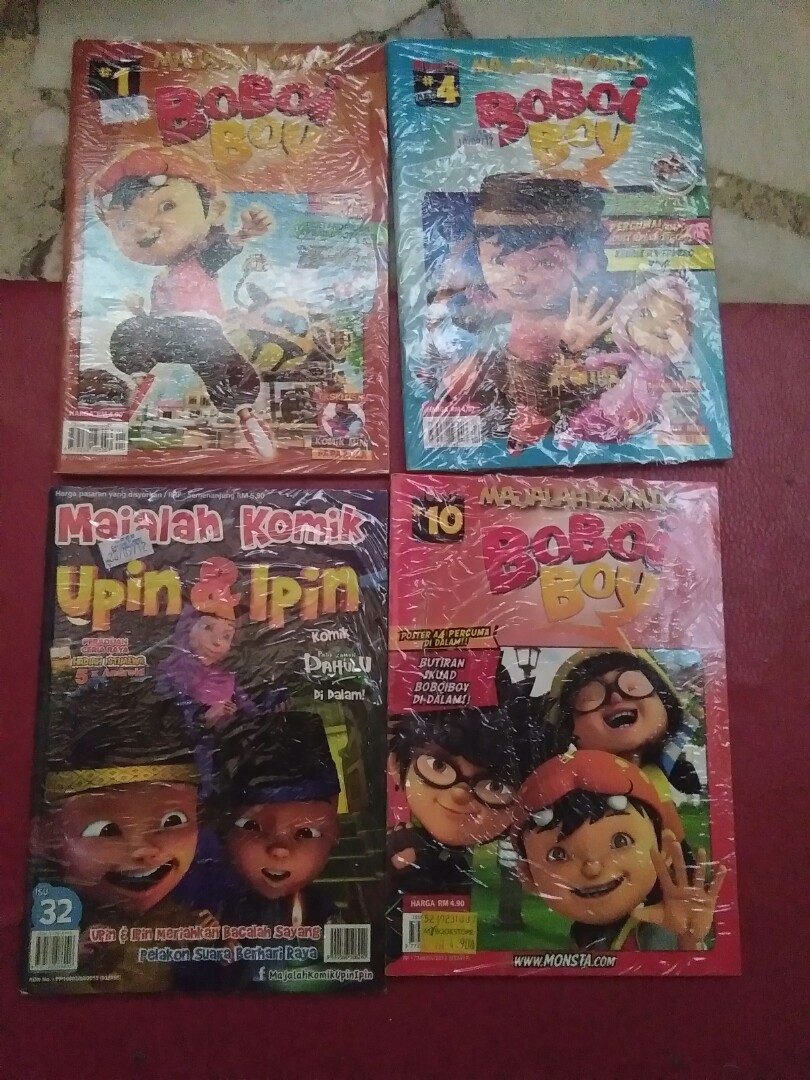 Komik BoBoiBoy Komik Upin Ipin Peralatan Tulis Komik Dan Manga