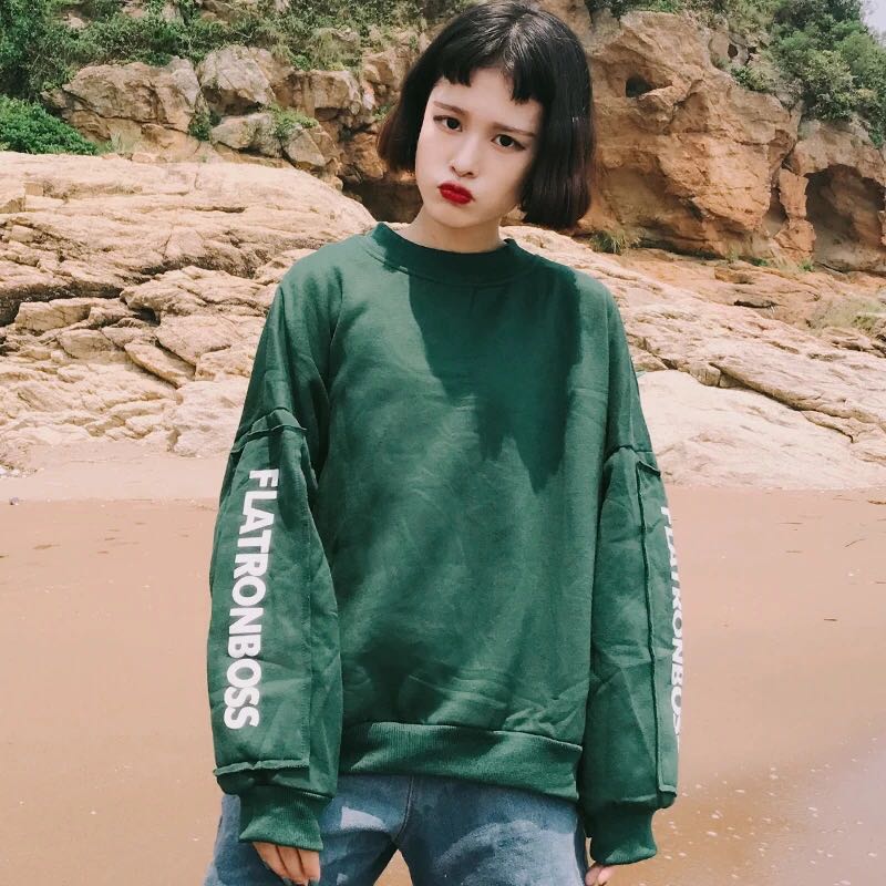 Korean hotsell style sweatshirt