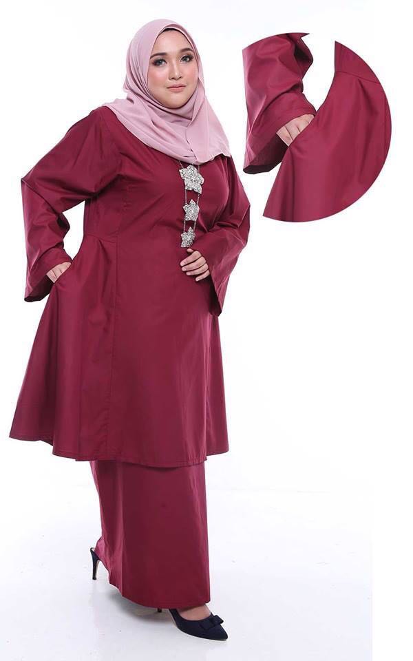 Kurung Pahang Riau Plus Size Women S Fashion Muslimah Fashion Baju Kurung Sets On Carousell