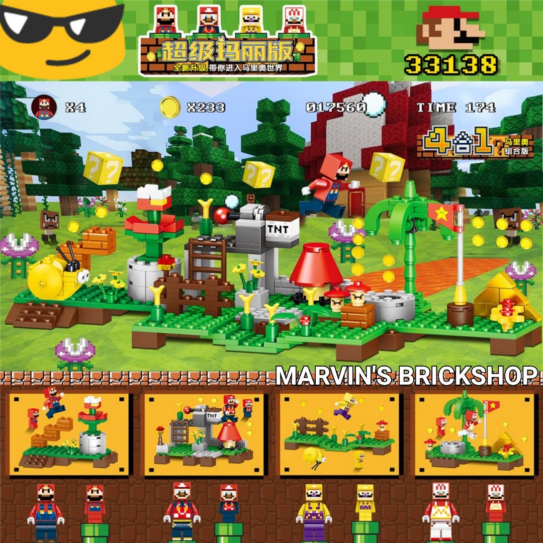 lego minecraft mario