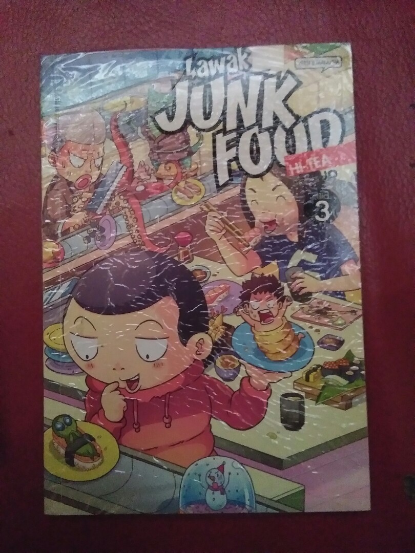 Lawak Junk Food Hi Tea Peralatan Tulis Komik Dan Manga Di Carousell
