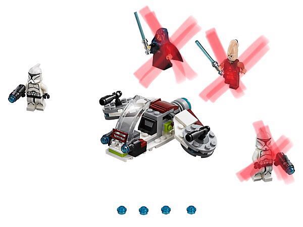 Lego Star Wars 75206 Jedi Clone Troopers Battle Pack Hobbies Toys Toys Games on Carousell
