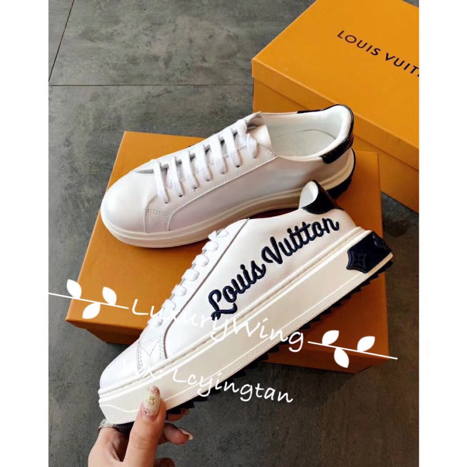 Louis Vuitton time out sneaker, Luxury, Accessories on Carousell