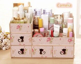 Make Up Organiser Diy Storage Vintage Cat Health Beauty Photo
