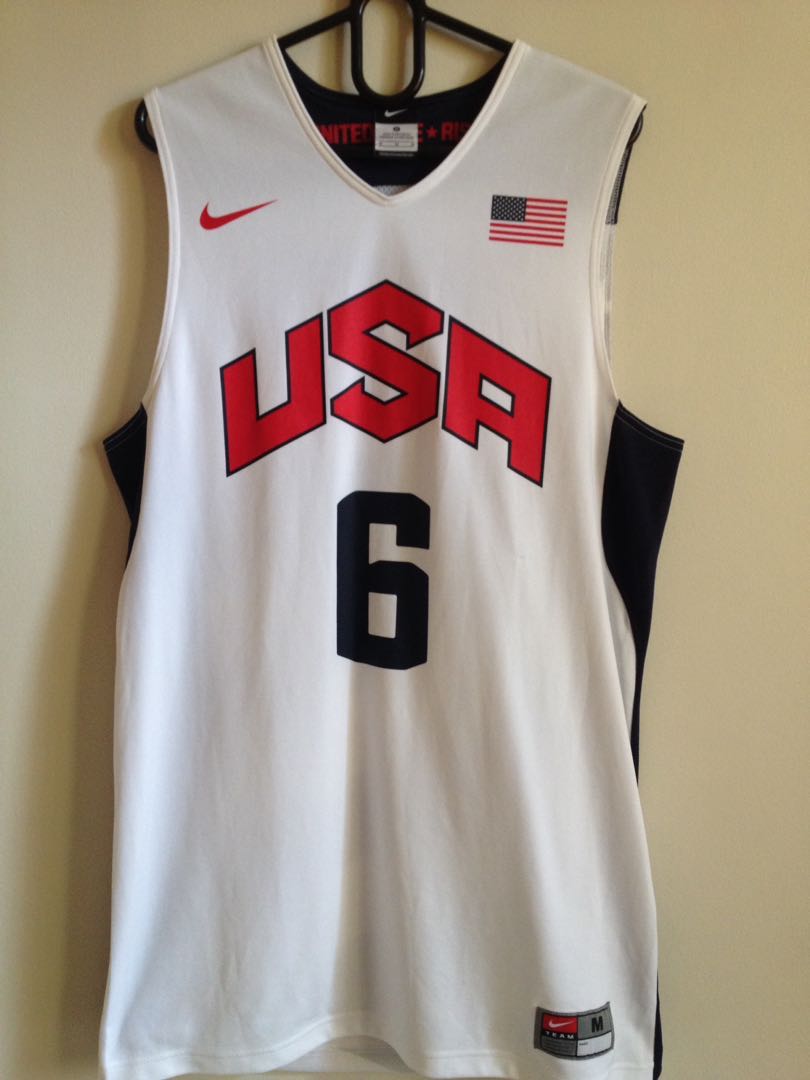 Usa on sale lebron jersey