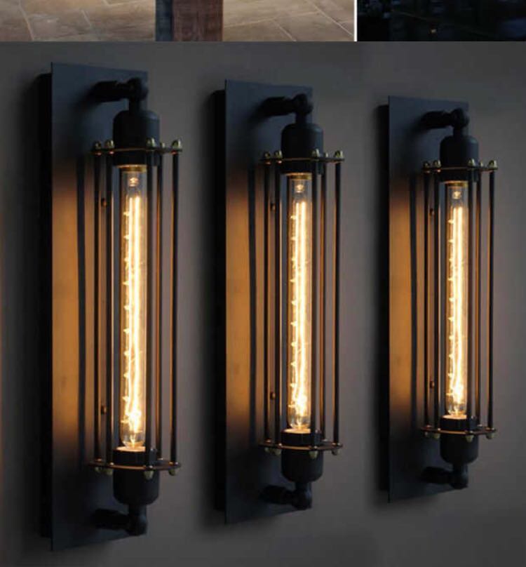 Pair Of Industrial Lighting Fixtures, Industrial Lighting Fixtures For Home