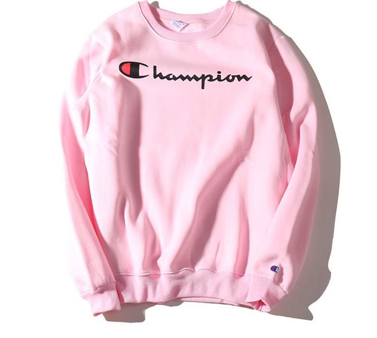 Pink Champion Pullover, Men's Fashion 