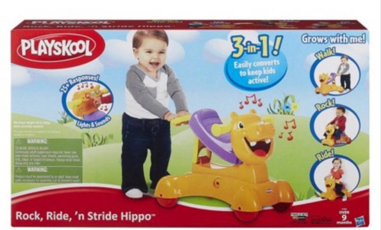 playskool hippo ride on