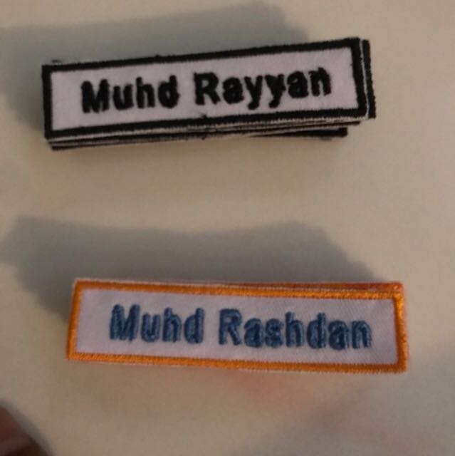 Po Iron On Name Tags Bulletin Board Preorders Carou Photo