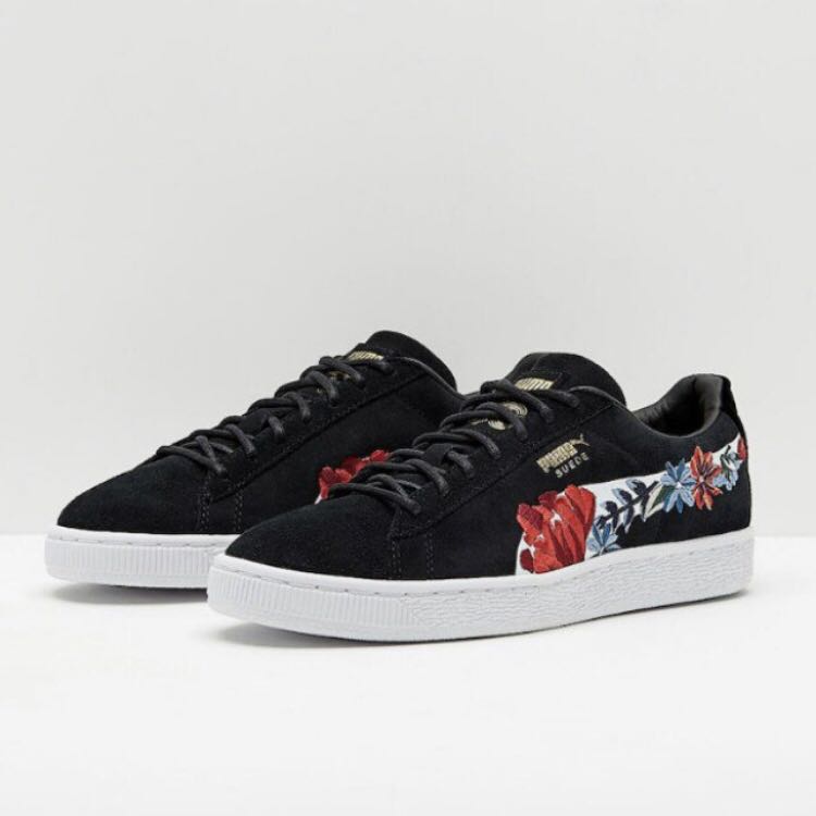 Puma suede on sale classic embroidered