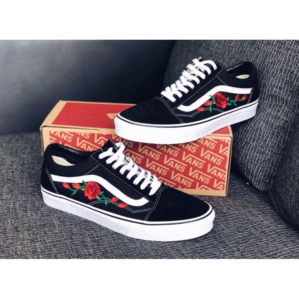vans with roses price