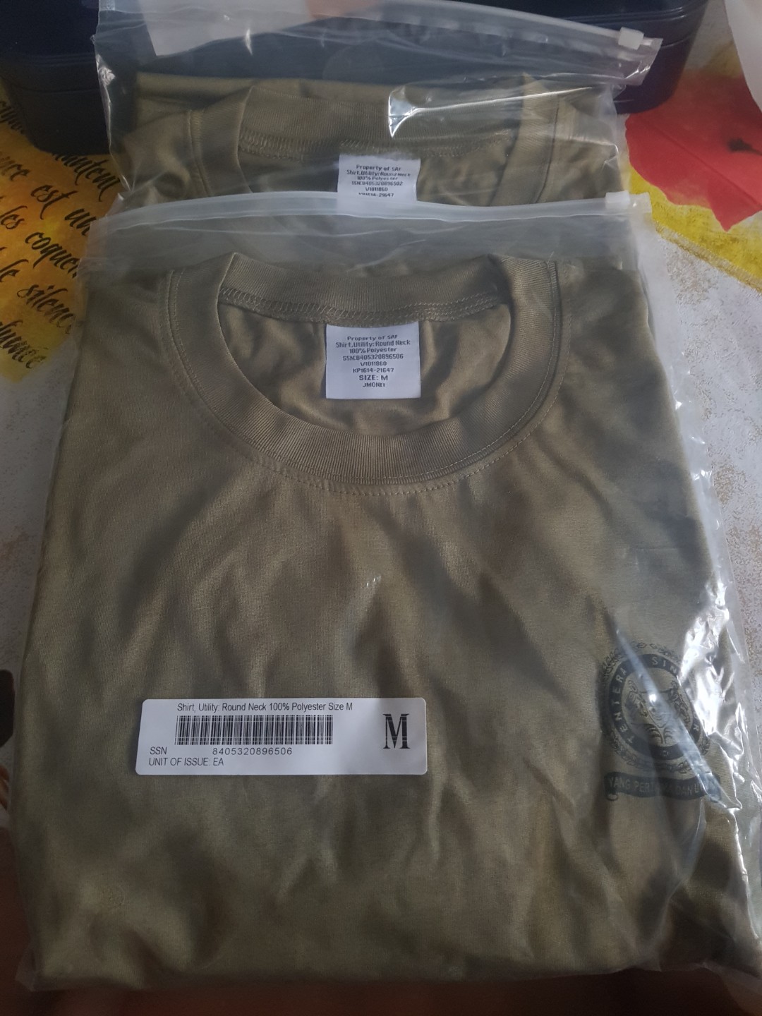 SAF Admin Tee/T-shirt (Dri Fit), Men's Fashion, Tops & Sets, Tshirts ...