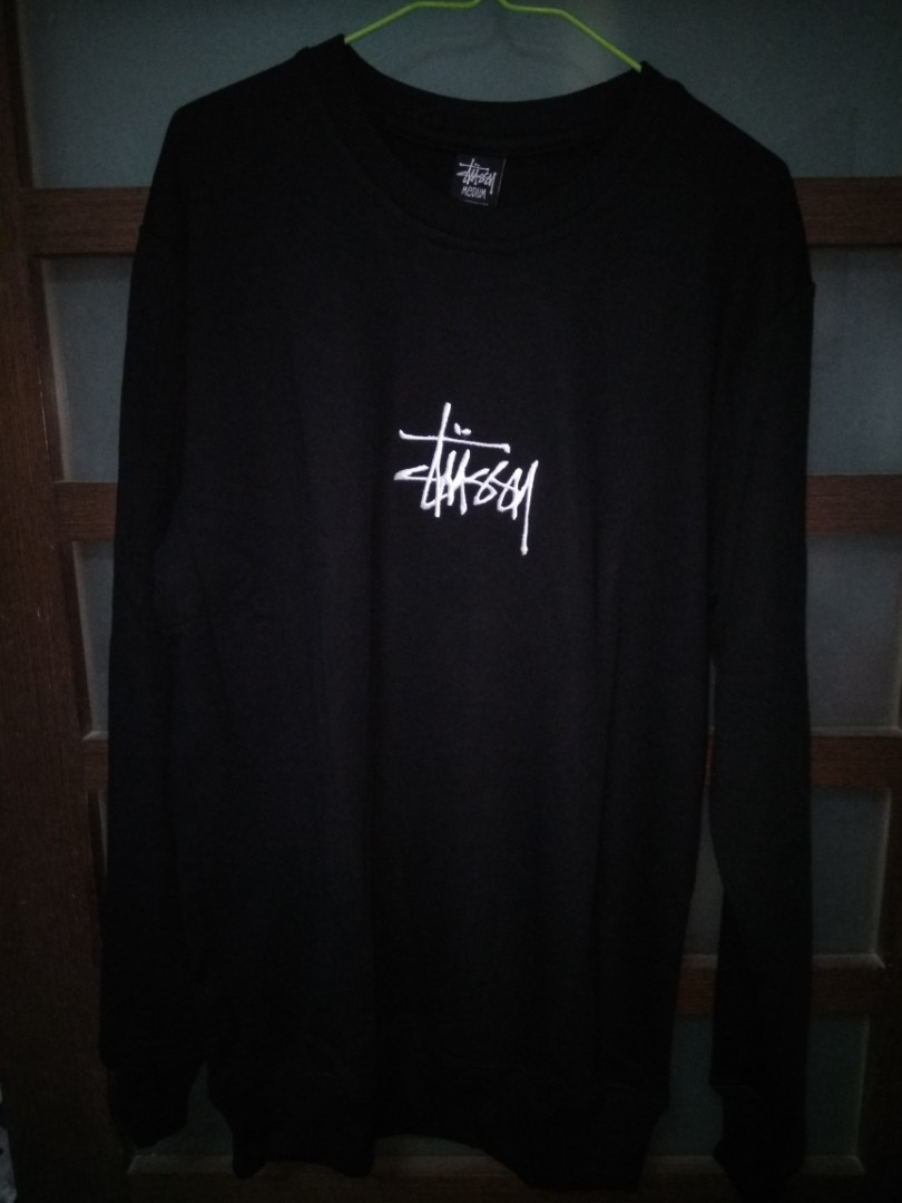 stussy black sweater