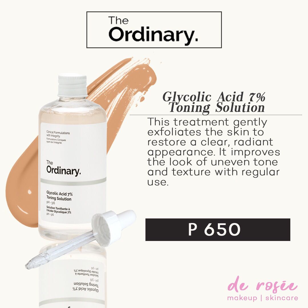 The Ordinary- Glycolic Acid Toner (Category: Face Care) located in Manila. Submitted by derosee.ph (Listing ID 167967187, Image 1). Description: .