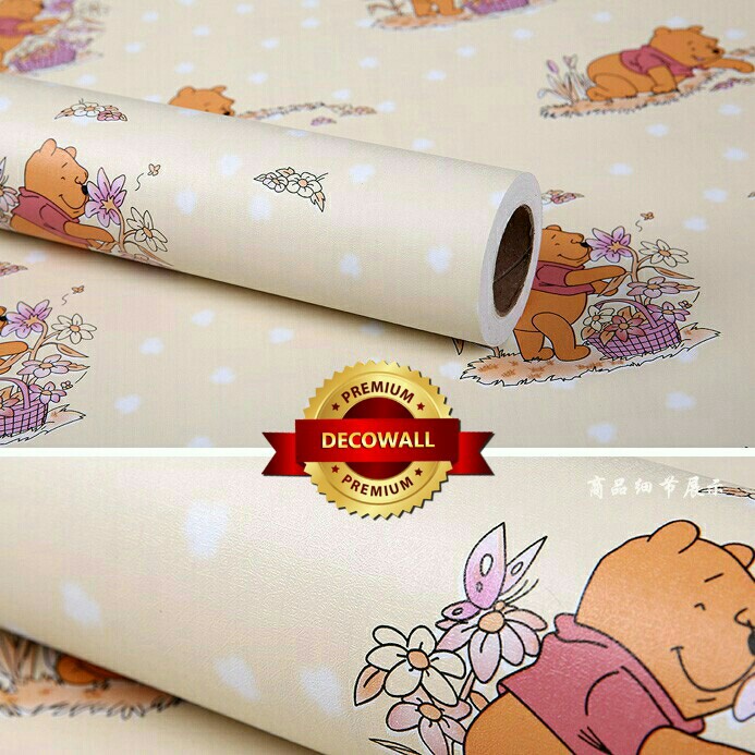 Wallpaper Sticker Dinding 10 Meter Winnie The Pooh Home