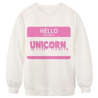 CLEARANCE | Tumblr Inspired Unicorn Pullover