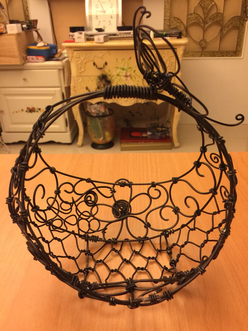 鋁線制作手工籃 居家生活 園藝在旋轉拍賣