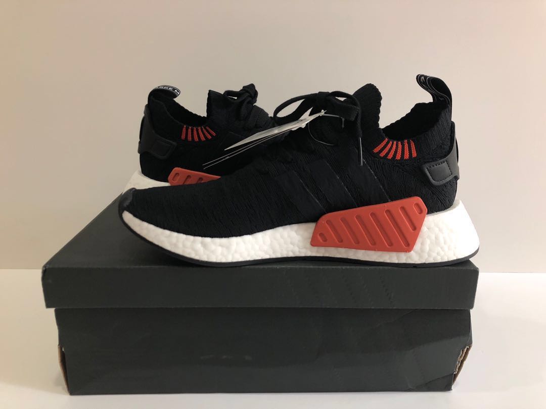 adidas nmd r2 core black red