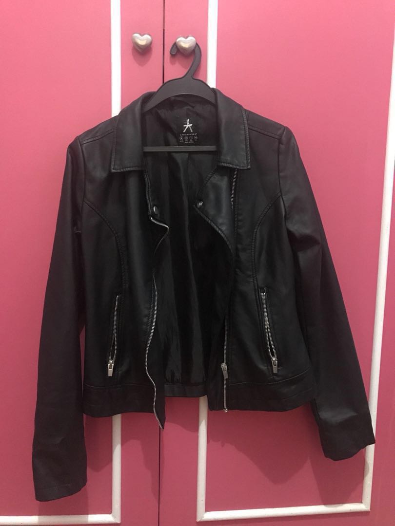 Atmosphere leather jacket online