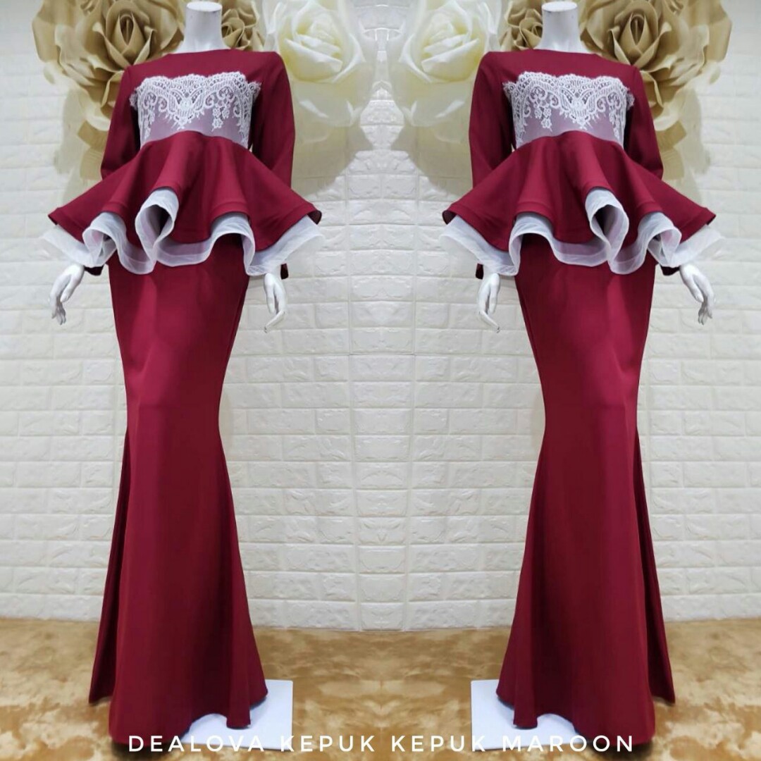 Baju Kurung Kembang Muslimah Fashion Dresses On Carousell