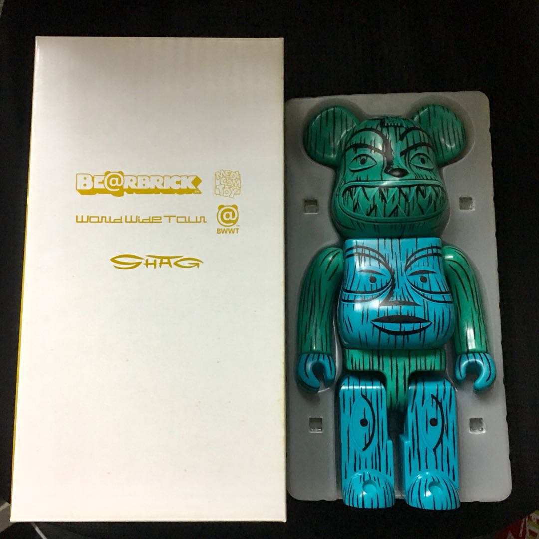 400% BE@RBRICK Bearbrick Be@rbrick Shag Toy Figure 0 Tour - TOUR