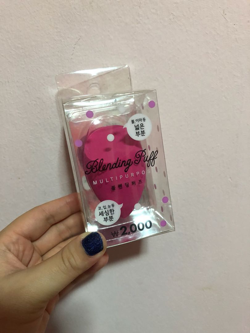 Beauty Blender (Daiso Korea & Etude House), Beauty & Personal Care, Face, Makeup on Carousell