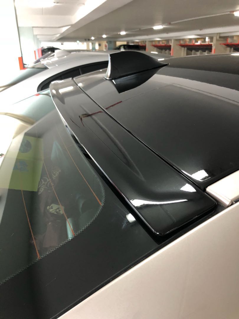 Bmw F10 Roof Spoiler Painted Gloss Black Car Accessories on Carousell